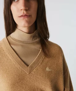 Lacoste Pullover - Beige -Lacoste Soldes Magasin eeb5e00fa44742e7abe6cc0e2faab300