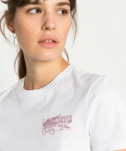 Lacoste T-shirt Imprimé - White 9 Lacoste T-shirt Imprimé - White -Lacoste Soldes Magasin ef421b57c1e74349b8c5be2633c4a0c5