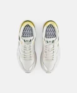 Lacoste STORM - Baskets Basses - Off White/yellow -Lacoste Soldes Magasin f12e77a534944f3b9448ffa3e4fedcc3