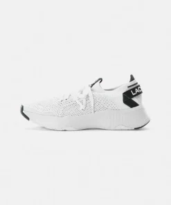Lacoste COURT-DRIVE KNIT - Baskets Basses - Wht/dk Grn