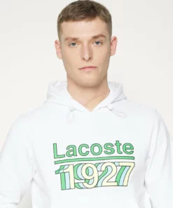 Lacoste Sweatshirt - Blanc -Lacoste Soldes Magasin f27017d155934cdd95c96c092135de66