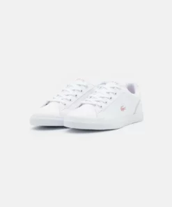 Lacoste LEROND - Baskets Basses - White/light Pink -Lacoste Soldes Magasin f2f05b134a6b463e8e1523a64bbb15e1