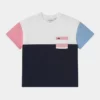 Lacoste T-shirt Imprimé - Navy Blue/white/lotus