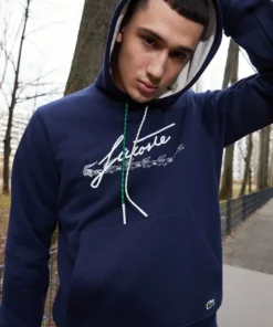 Lacoste Sweatshirt - Navy Blue -Lacoste Soldes Magasin f4a832856d1f4d439a6fec01e686d566