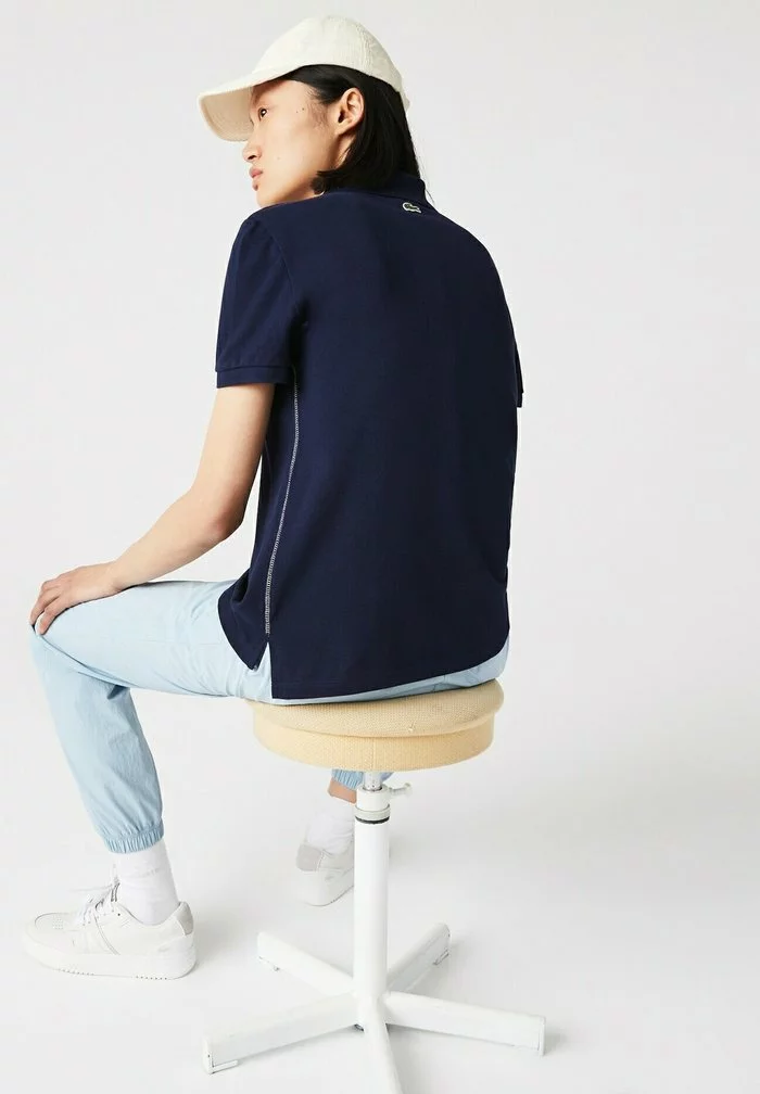 Lacoste Polo - Bleu Marine / Blanc 5 Lacoste Polo - Bleu Marine / Blanc – Image 5