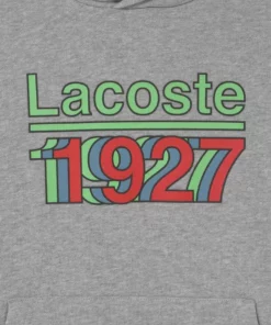 Lacoste Sweatshirt - Argent -Lacoste Soldes Magasin f50eee474be8485d9608fcc0f83f1464