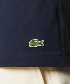 Lacoste T-shirt Imprimé - Navy Blue -Lacoste Soldes Magasin f51da3084a2a4687a721132d410afacf