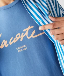 Lacoste T-shirt Imprimé - Bleu 9 Lacoste T-shirt Imprimé - Bleu -Lacoste Soldes Magasin f593103214724bd2944fffcd38d95a9d