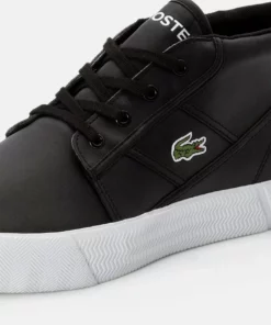 Lacoste GRIPSHOT CHUKKA - Baskets Montantes - Blk/wht -Lacoste Soldes Magasin f6de42116de8451297d9bfe0c5c3eeab