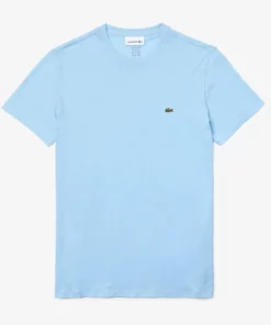Lacoste T-shirt Basique - Bleu 10 Lacoste T-shirt Basique - Bleu -Lacoste Soldes Magasin f7314e45aa8e4c16b8be8954bd1f4308