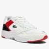 Lacoste STORM 96 - Baskets Basses - White/red