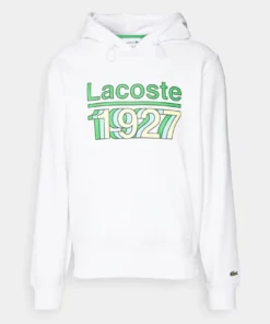 Lacoste Sweatshirt - Blanc -Lacoste Soldes Magasin f8966e3b32244b79838ec95fc34eac64