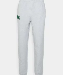 Lacoste Bas De Pyjama - Argent Chine/vert
