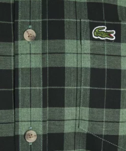 Lacoste Chemise - Black/dark Green -Lacoste Soldes Magasin fa5f705434254cd3b3431d0bacd2eeed