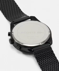 Lacoste BOSTON - Montre à Aiguilles - All Black -Lacoste Soldes Magasin fa66ee0b12274ab79b4193959513bd32