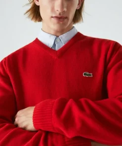 Lacoste Pullover - Rot -Lacoste Soldes Magasin fa75d0a4159f4db1a82d5411364e72c0
