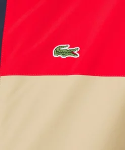 Lacoste Veste D'hiver - Navy Blue/red Viennese -Lacoste Soldes Magasin fabb2f7b9eb247fc95de32356381b9bc