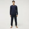 Lacoste Haut De Pyjama - Bleu Marine