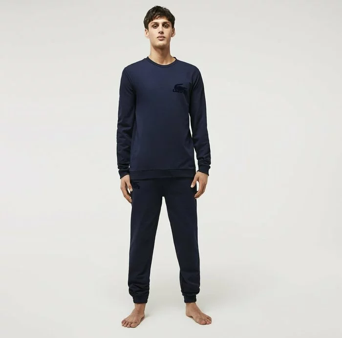 Lacoste Haut De Pyjama - Bleu Marine 1 Lacoste Haut De Pyjama - Bleu Marine