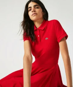 Lacoste Robe En Jersey - Rouge -Lacoste Soldes Magasin fb6e97b27ace4be1a4891c6c25156de2