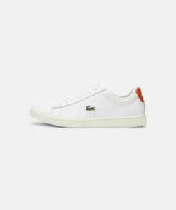 Lacoste CARNABY EVO - Baskets Basses - White/brown -Lacoste Soldes Magasin fc0b5f31c96c4ce49b5adee4cb9228db