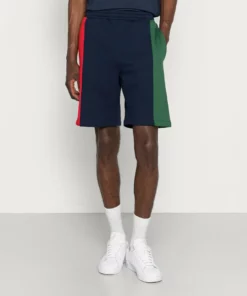 Lacoste UNISEX - Short - Navy Blue/red Green
