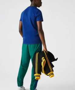 Lacoste T-shirt Basique - Bleu -Lacoste Soldes Magasin fcfee4649bec402898ba973d97d23862