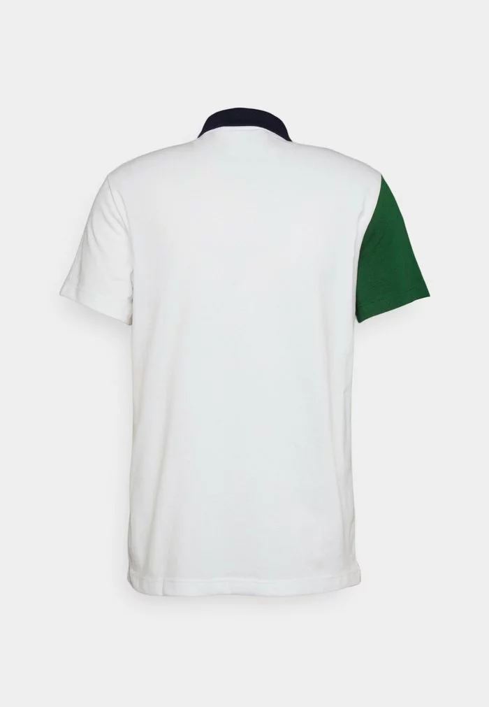 Lacoste UNISEX - Polo - White/green/broom/navy Blue 2 Lacoste UNISEX - Polo - White/green/broom/navy Blue – Image 2