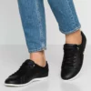Lacoste REY LACE - Baskets Basses - Black/offwhite