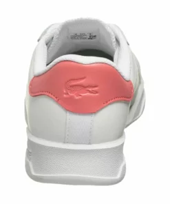 Lacoste Baskets Basses - Wht/dk Pnk -Lacoste Soldes Magasin fe231ebc16cd4fd6af08b9b17aa52efa