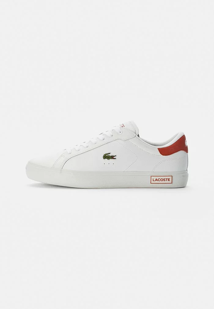 Lacoste POWERCOURT - Baskets Basses - Wht/brw 1 Lacoste POWERCOURT - Baskets Basses - Wht/brw