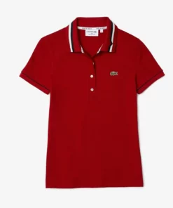 Lacoste Polo - Rouge / Blanc / Bleu Marine -Lacoste Soldes Magasin fffe9adedf81447d9404e0fba6bbb170